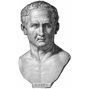 Picture of a bust of Cicero