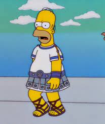 Picture of Homer Simpsons as Odysseus from 